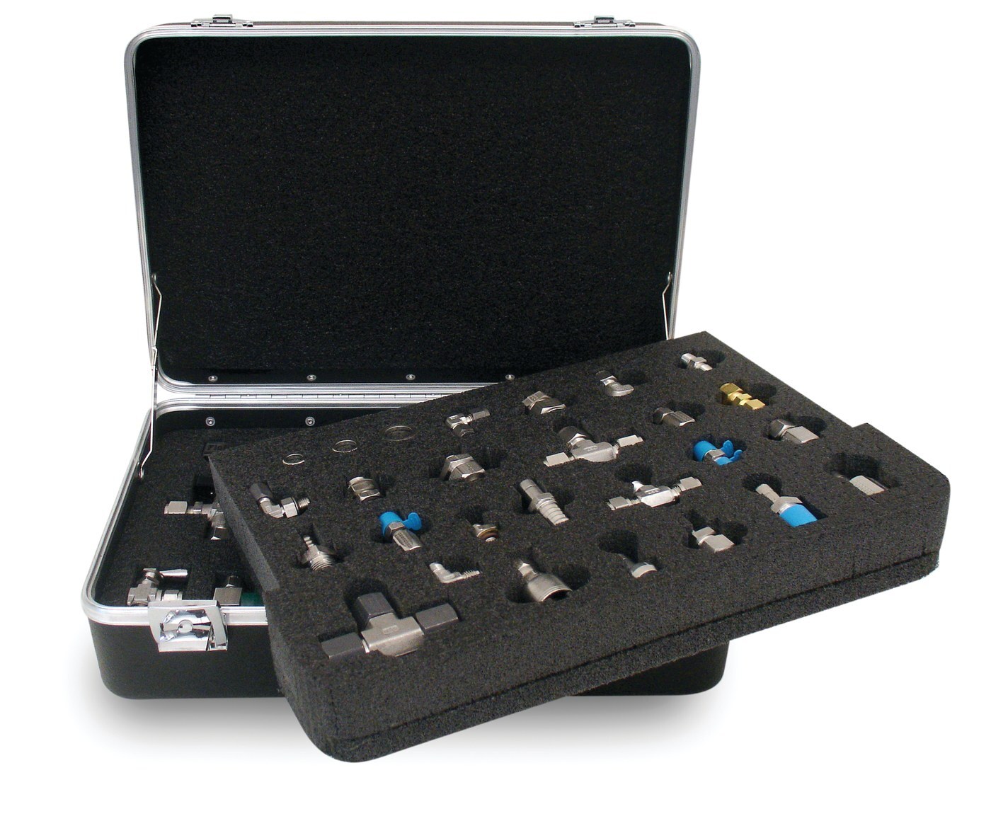 Custom case built for test and measurement equipment, manufactured by Platt Cases