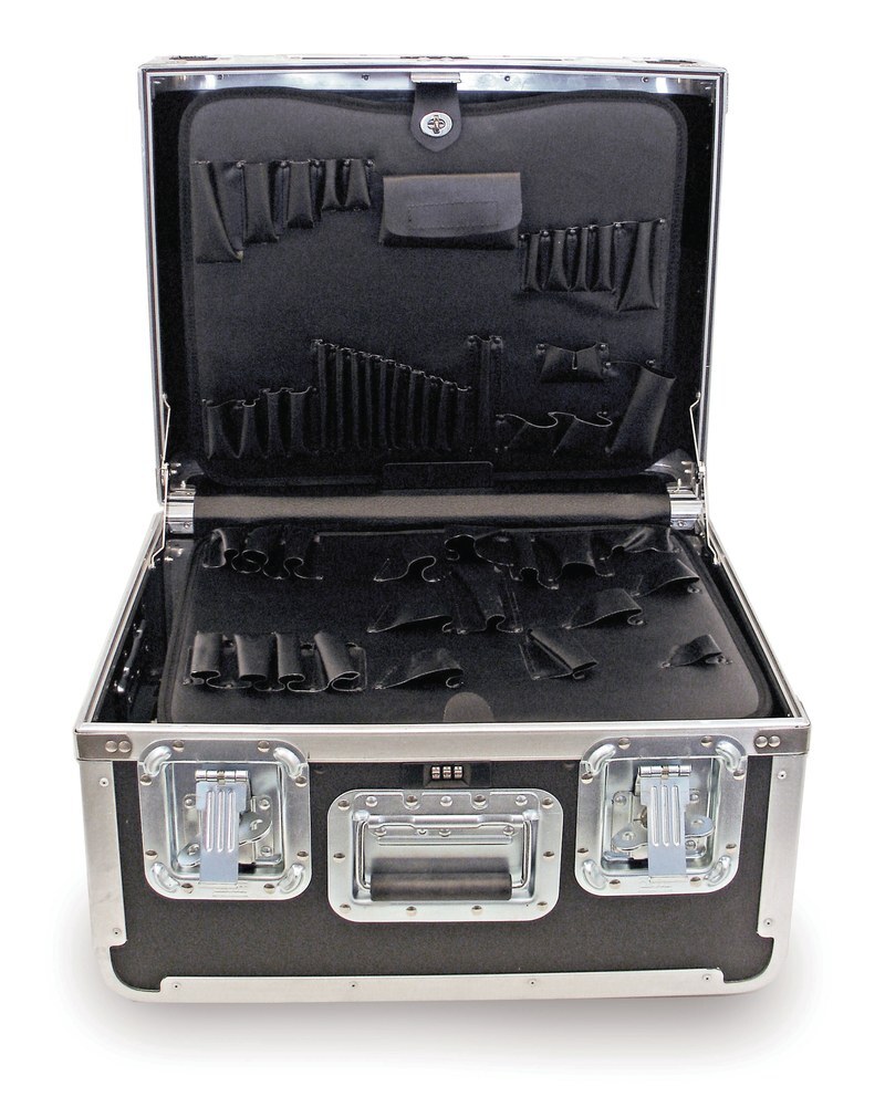 Guardsman ATA case with an organized interior, built for transport-duty use by Platt Cases